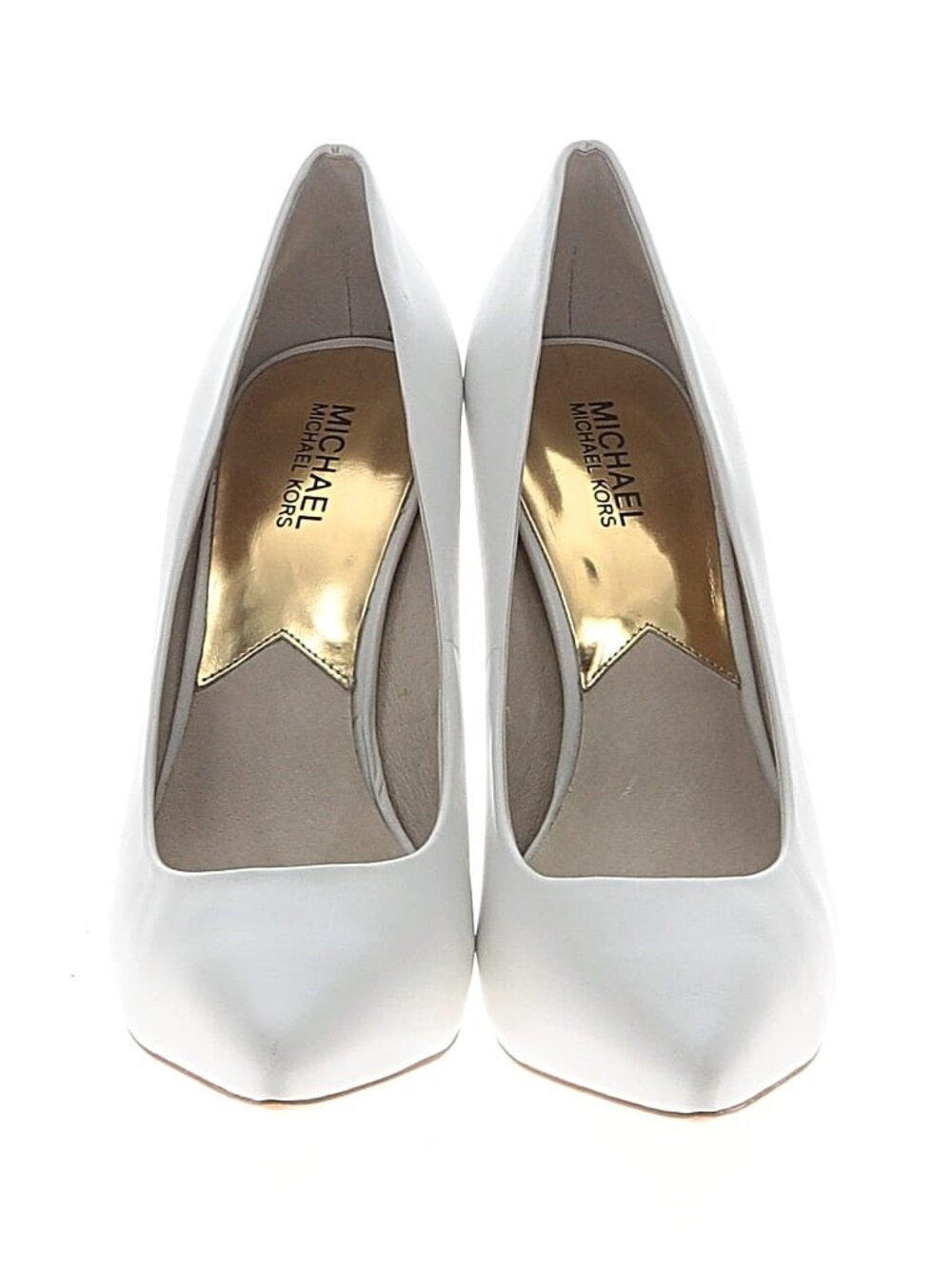 Michael Kors Joselle Optic White Pumps 9.5 interview pageant